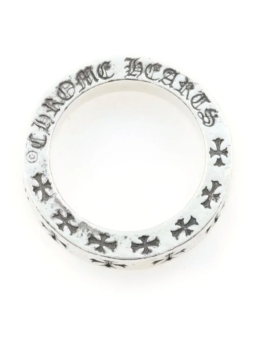 Chrome Hearts Spacer Forever Ring Silver